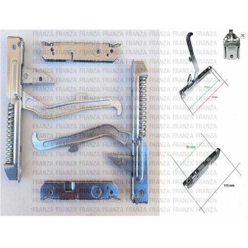 Kit 2pz cerniere - cerniere, molle