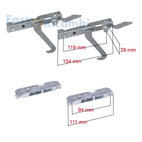 Kit cerniere piu - kit, 2